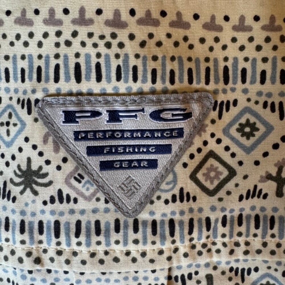 Columbia PFG Fishing Shirt Men’s XL Active Fit Short Sleeve Performance Button - Picture 6 of 7